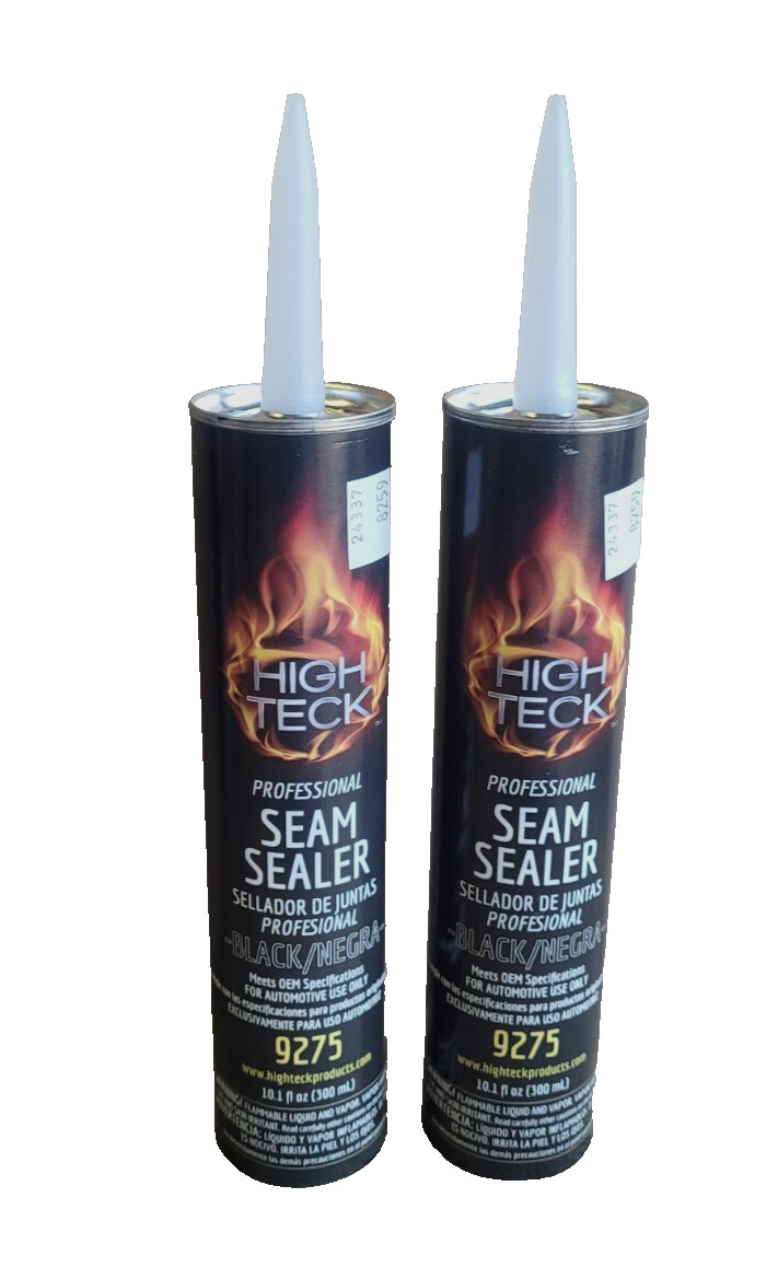 BLACK Seam Sealer Professional Automotive Grade 2 Tubes High Teck 9275