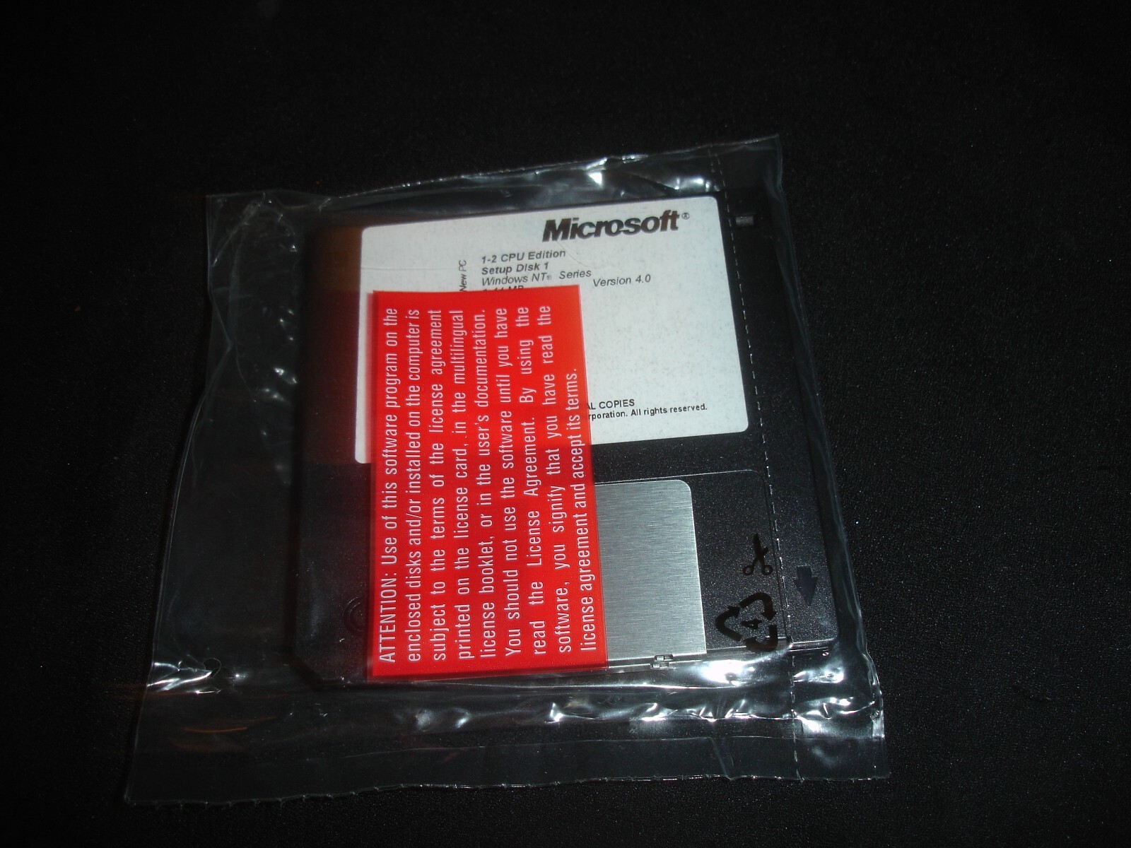 Vintage Microsoft Windows NT Workstation 4.0 Software Full Version NEW