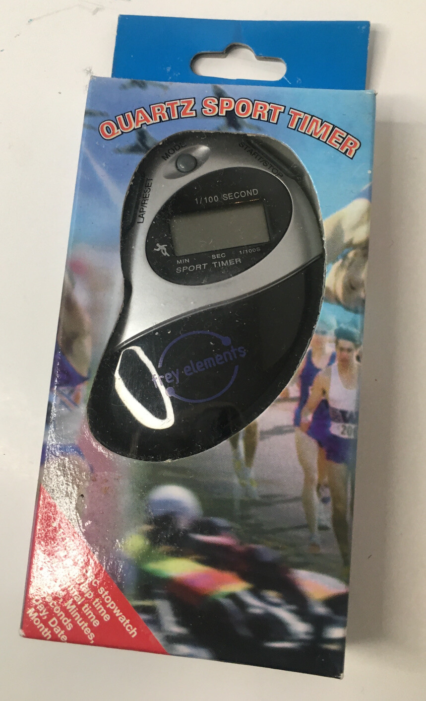 Frey Elements QUARTZ TIMER STOP WATCH SPORT AND EXERCISE New