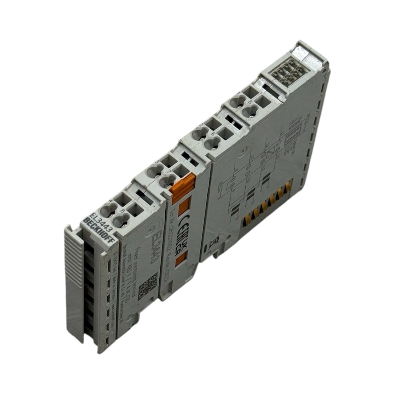 Beckhoff EL3443 EtherCAT 3-Phase Power Measurement Terminal EL 3443