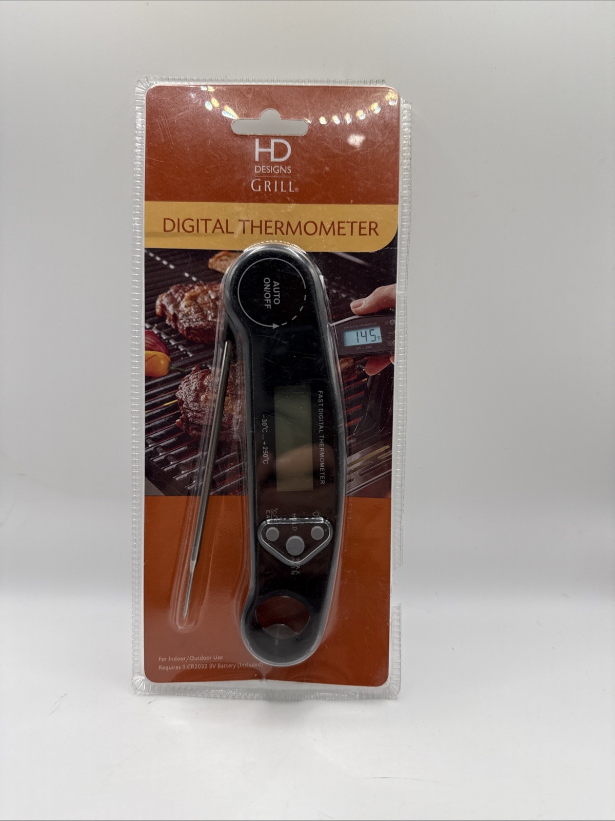 HD Designs Grill Digital Thermometer Brand New