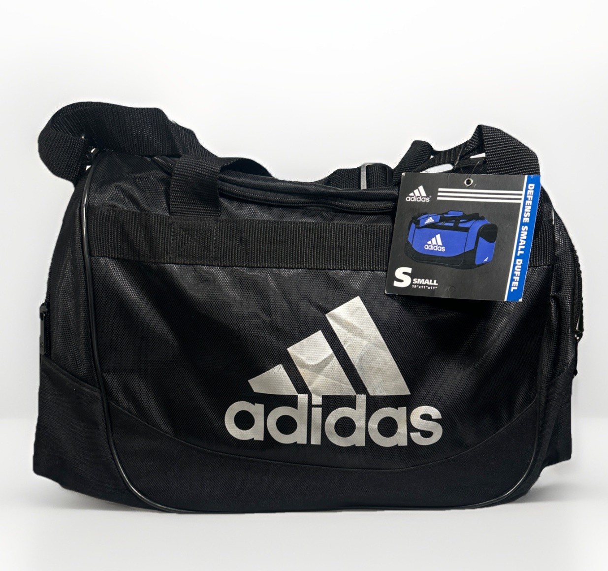Adidas Defense Small Duffel Durable Athletic Sports Gym Travel Bag New W/ Tags