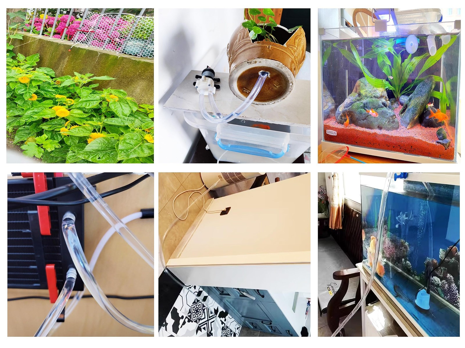Clear Tubing Assortment, 2mm 3mm 4mm 5mm id: 2mm, 3mm, 4mm, (12m),