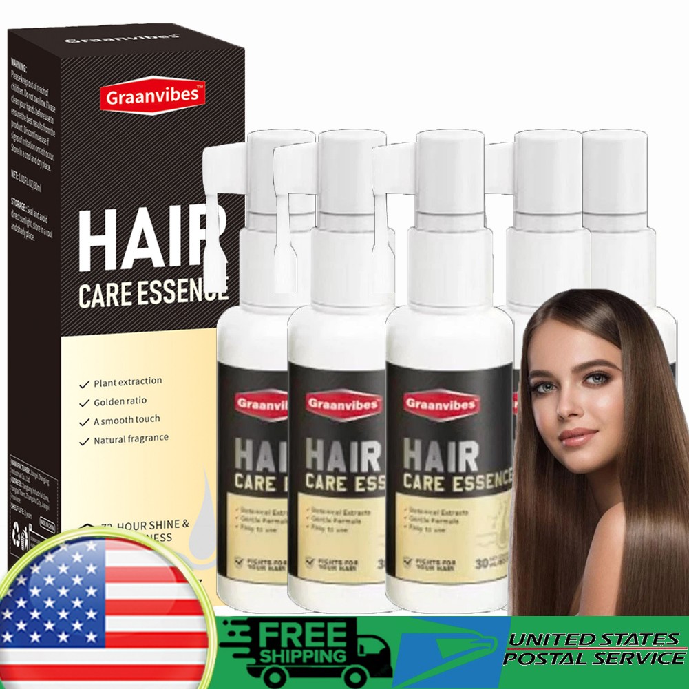 Graanvibes Hair Care Essence Hair Spray for Scalp Nourishing & Anti-Frizzy 30ml