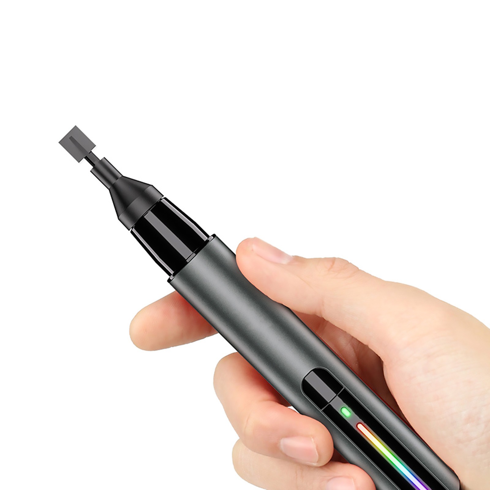 High-Speed Reciprocating Sander Pen 8 Interchangeable Heads & Silicone Paper