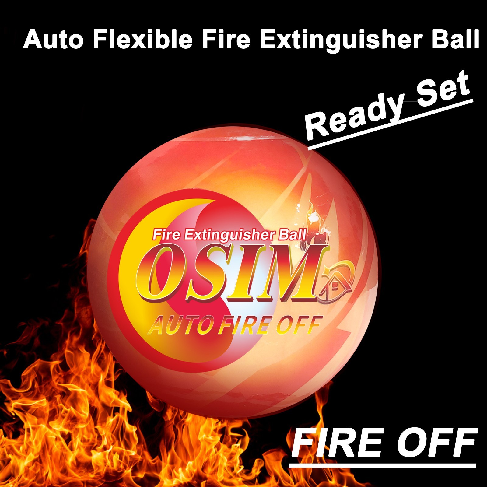 10-pack Automatic Self-Exciting Fire Extinguisher Ball for Kitchen Garage Home