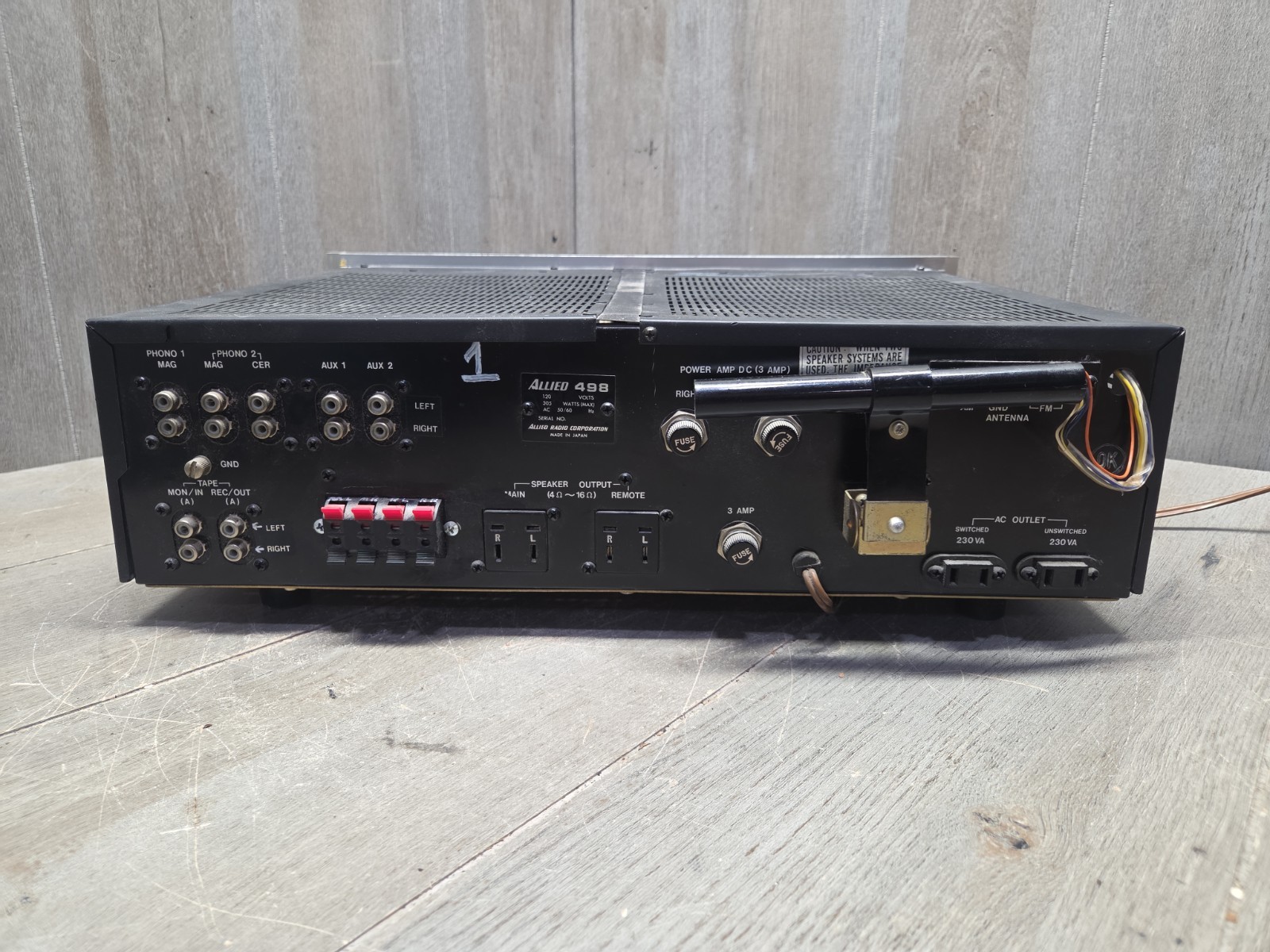 Vintage Allied 498 Solid State Stereophonic Receiver