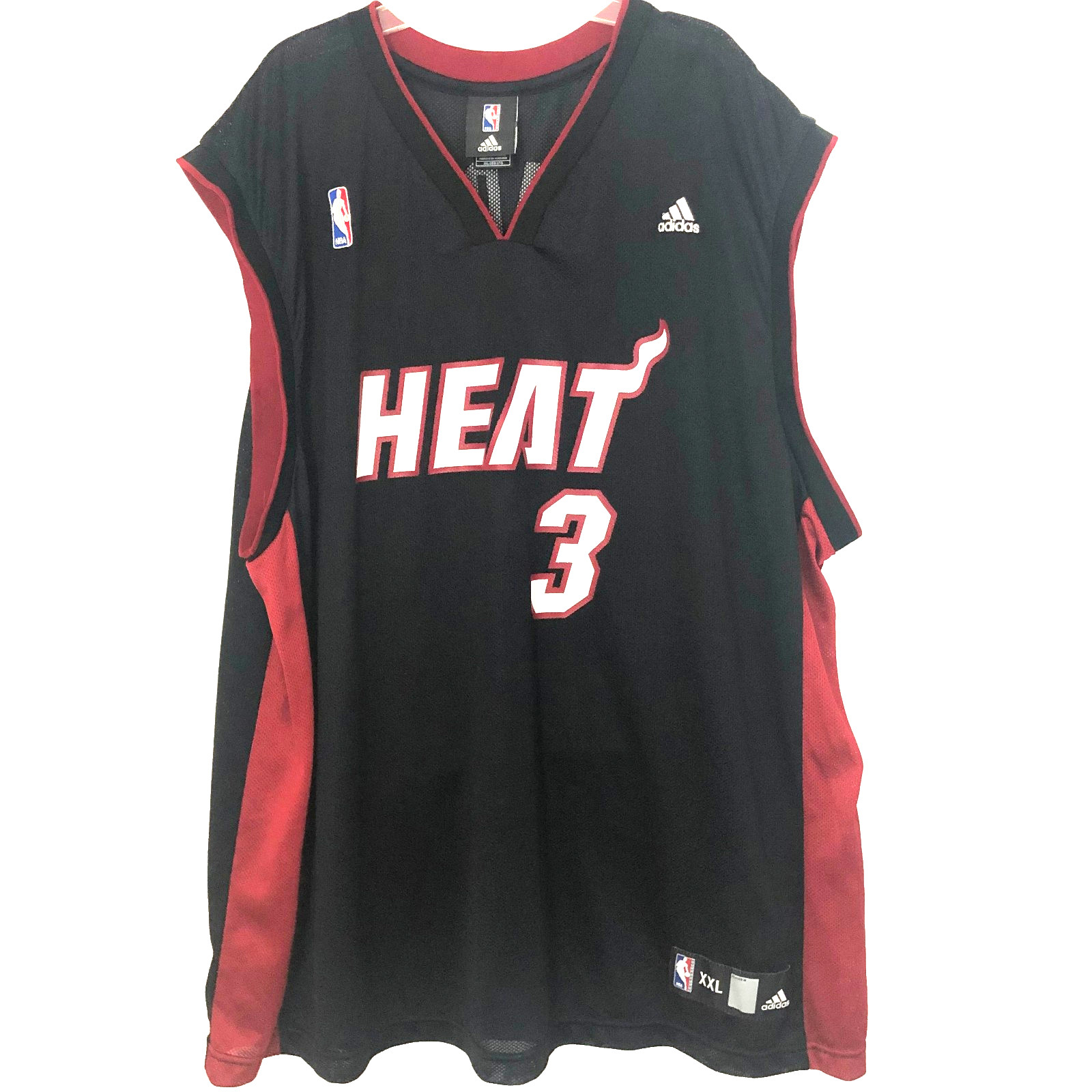 Adidas Miami Heat NBA Basketball Jersey Men's XXL Wade #3