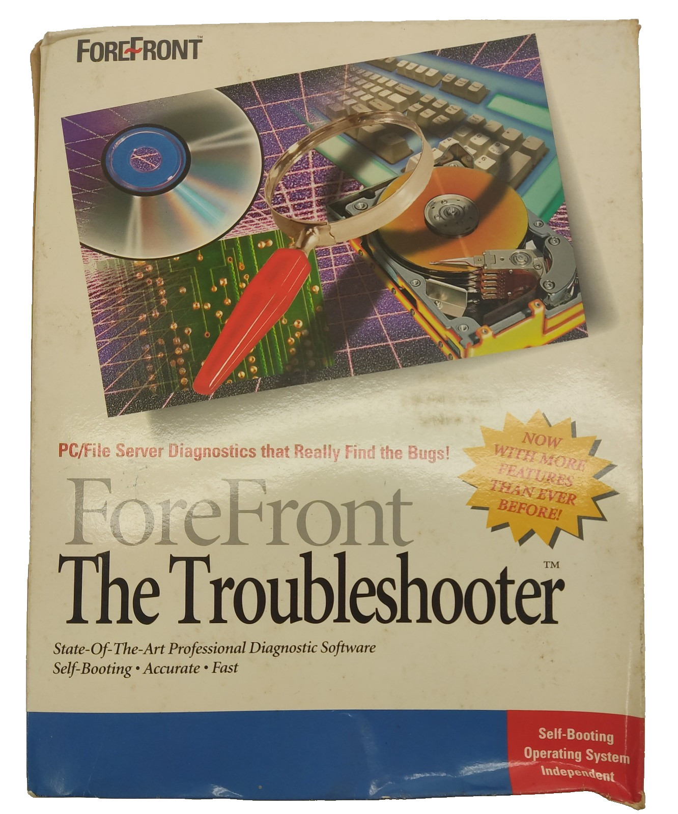 RARE Vintage ForeFront: The Troubleshooter Hardware Diagnostic Software COMPLETE