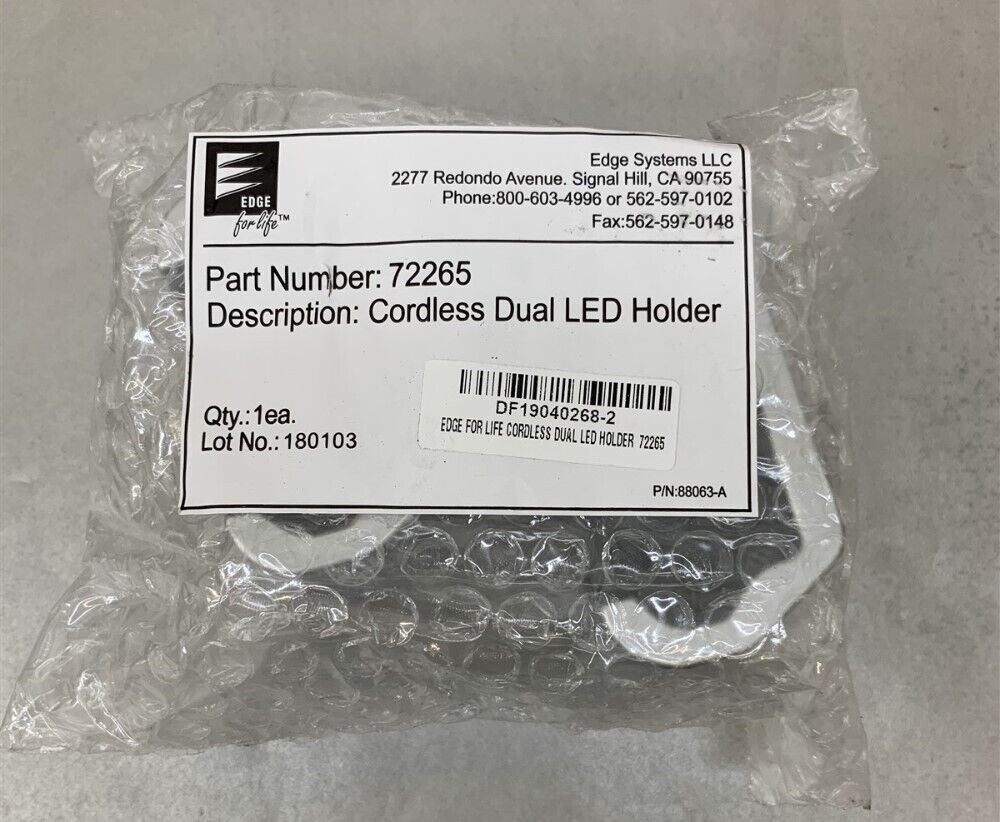 Edge Systems Cordless Dual LED Holder (72265) 88063-A