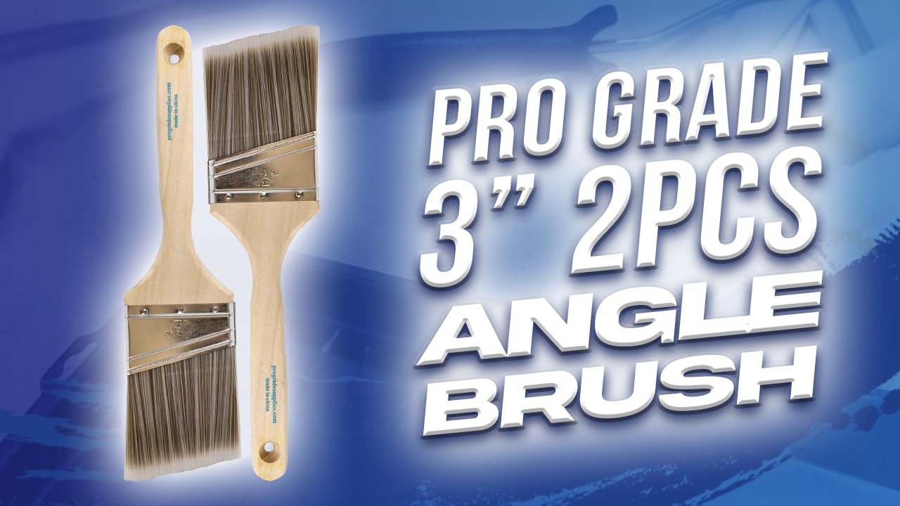 Paint Brushes 2ea 3" Angle Brush