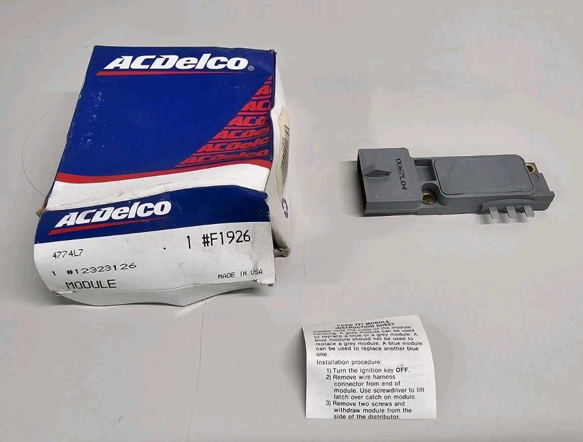 ACDELCO F1926 IGNITION CONTROL MODULE 12323126 FORD LTD LN7 LYNX EXP 1982-86