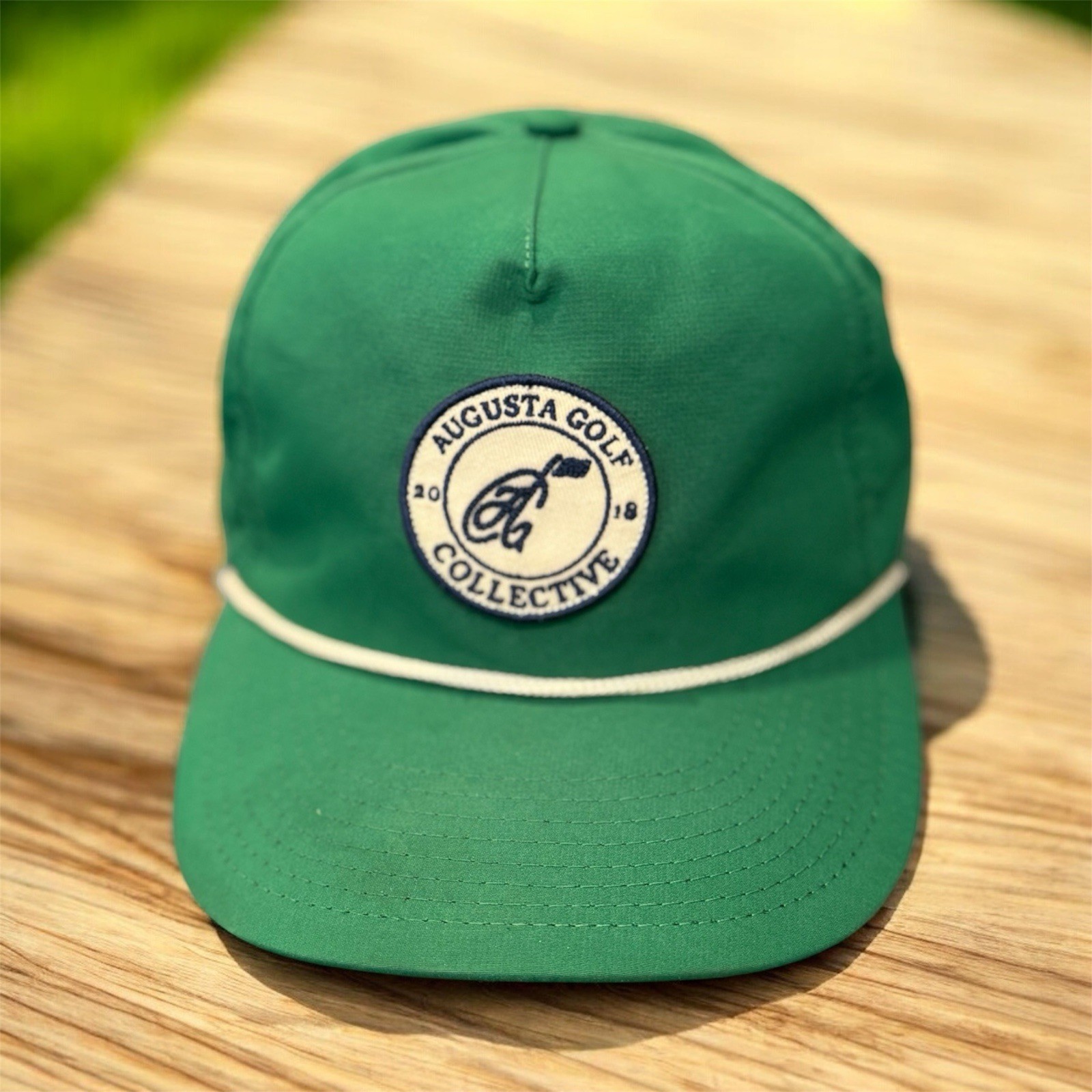 Augusta Golf Collective 2018 Patch Rope Hat Masters Tournament SnapBack Green