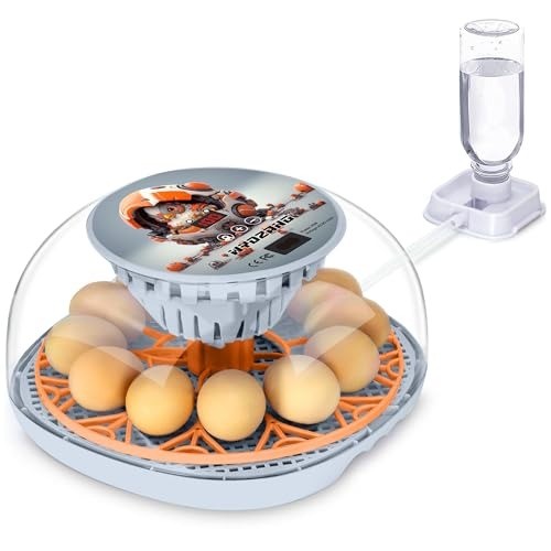 Smart Chicken Incubators for Hatching Eggs with Automatic Turner Small Poultr...