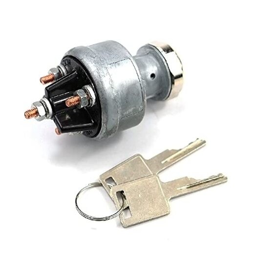 6665606 Ignition Switch with 2 Keys Compatible with Bobcat Loaders 310 313 322