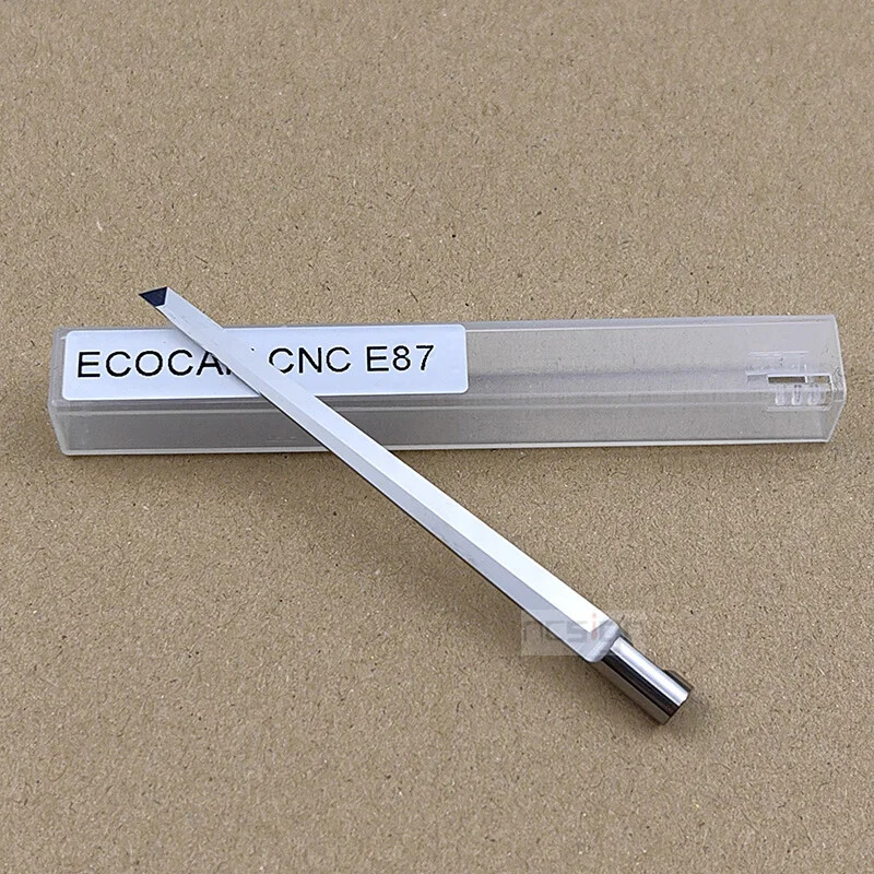 ECOCAM E87 Solid Carbide Knife Blades for CNC EOT Tangential Cutting Modules 2pc