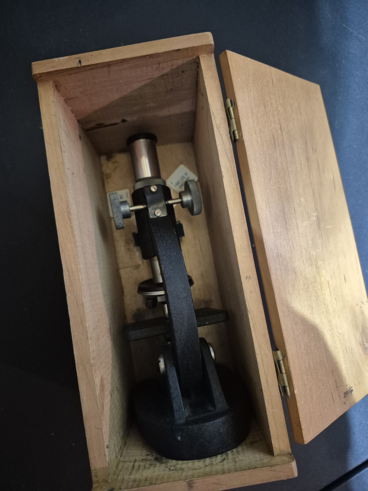 Vintage School MICROSCOPE 100-200-300×