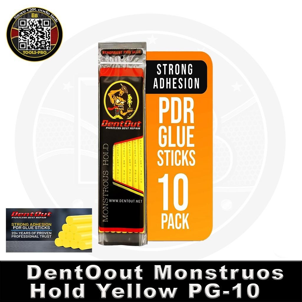 DentOut Monstrous Yellow PDR Glue Sticks 10 Pack
