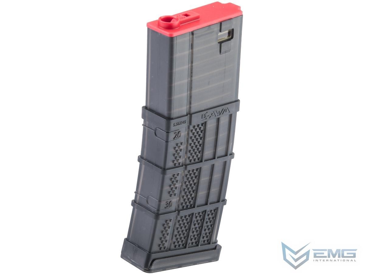 Airsoft EMG Lancer AWM 250rd Midcap Magazine for Airsoft Series M4 Rifle - Smoke