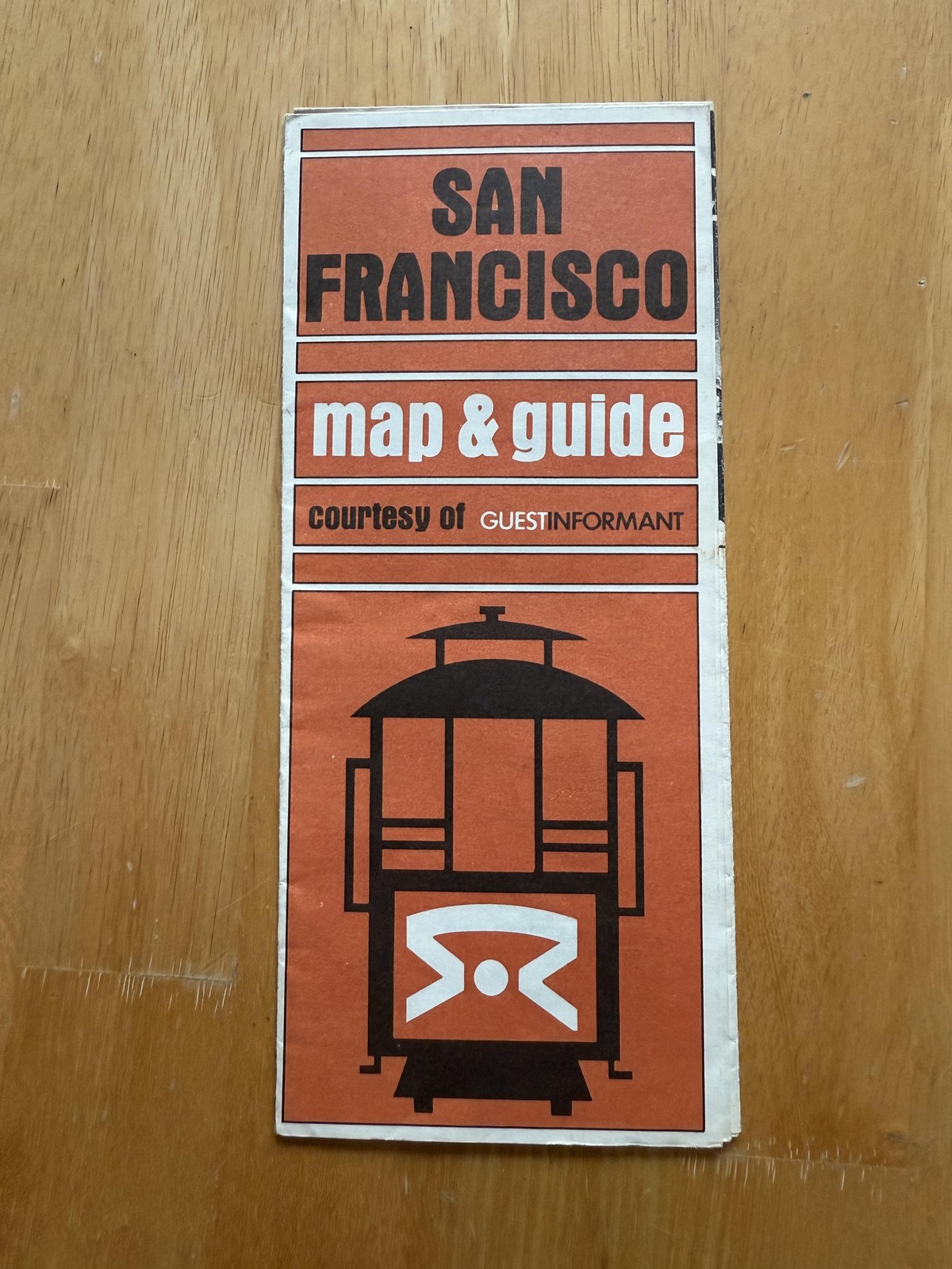Vintage San Francisco Map & Guide Guestinformant BART Tour Bay Cruise Brochure