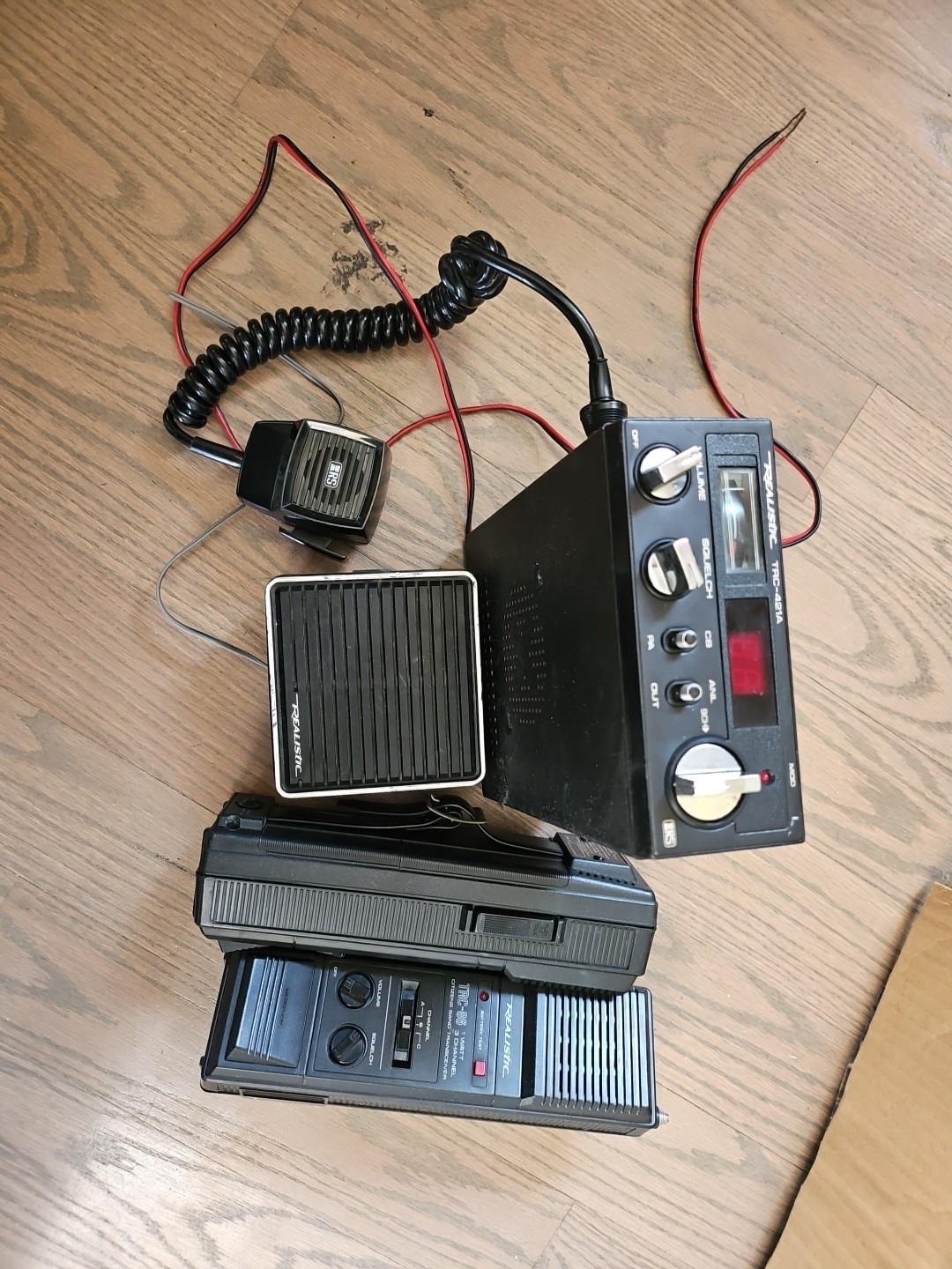 LOT Vintage Realistic TRC-86 & TRC-421A & TRC-21-549 - 4 PIECES COLLECTION
