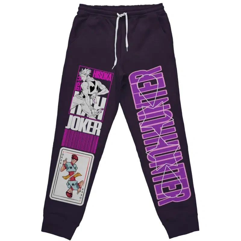 Hisoka Hunter x Hunter Streetwear Sweatpants, Gift for fans anime