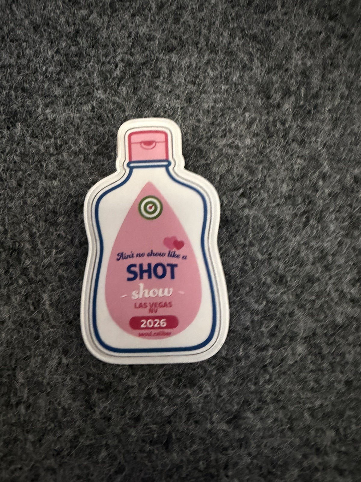 SHOT Show 2026 "Ain't No Show Like A SHOT Show" RARE PVC Patch, Hook & Loop, NEW
