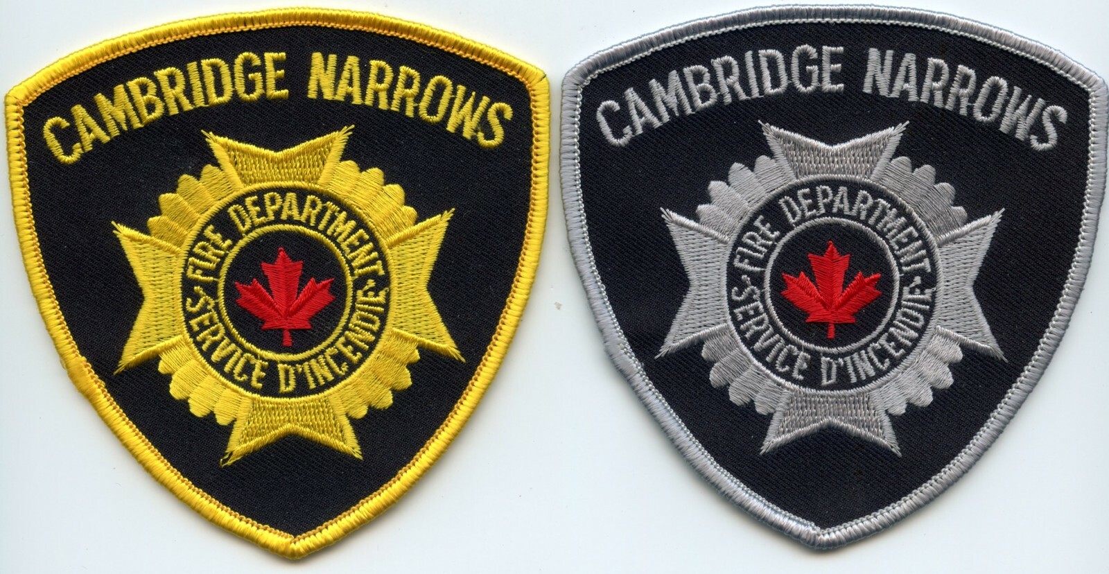 CAMBRIDGE NARROWS NEW BRUNSWICK NB CANADA 2 Fire Patches FIRE PATCH
