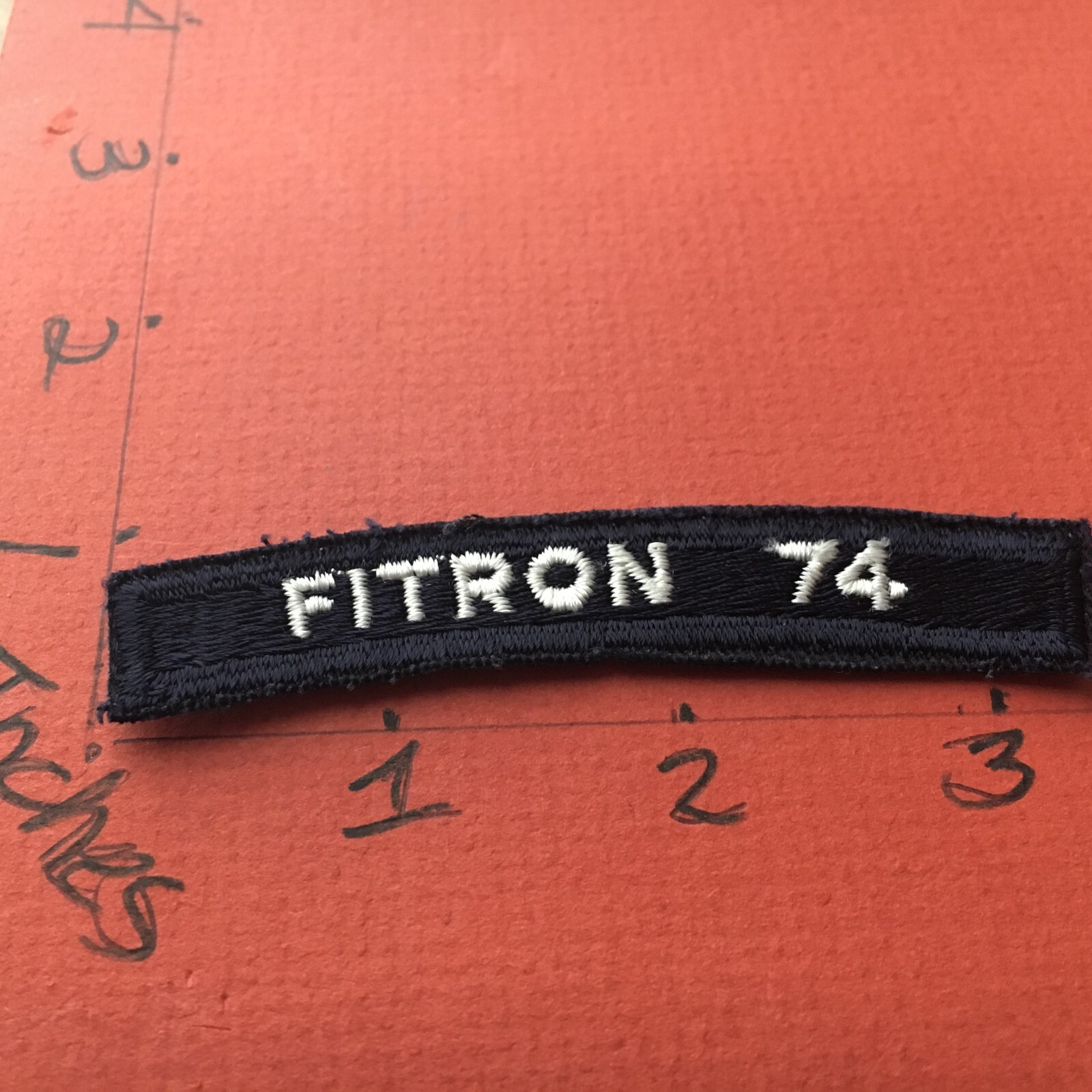 US NAVY SHOULDER STRIP TAB rocker Patch 12/1/22 Fitron 74