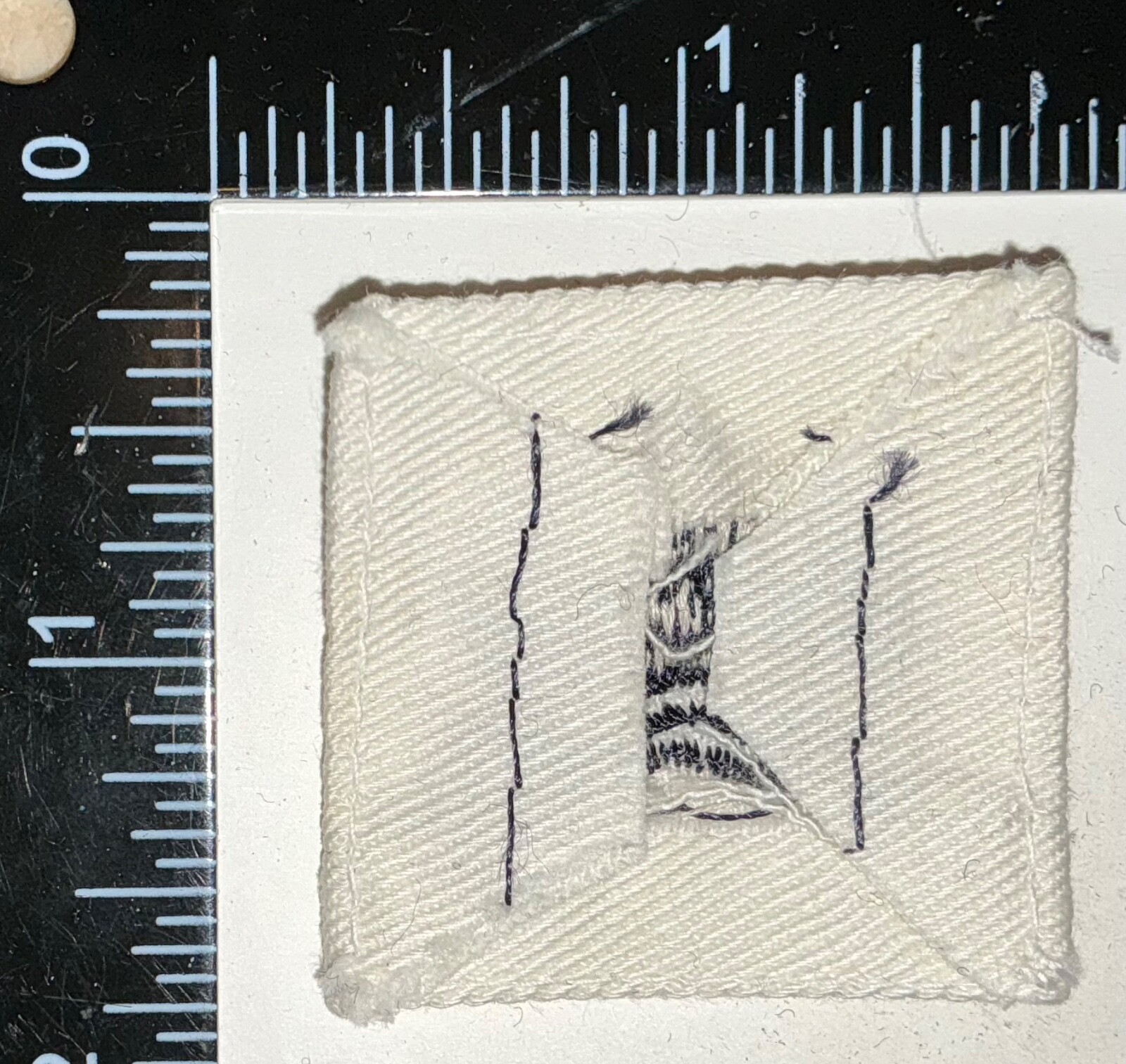 USN US Navy Mineman Distinguishing Striker Mark WHITE TWILL Patch