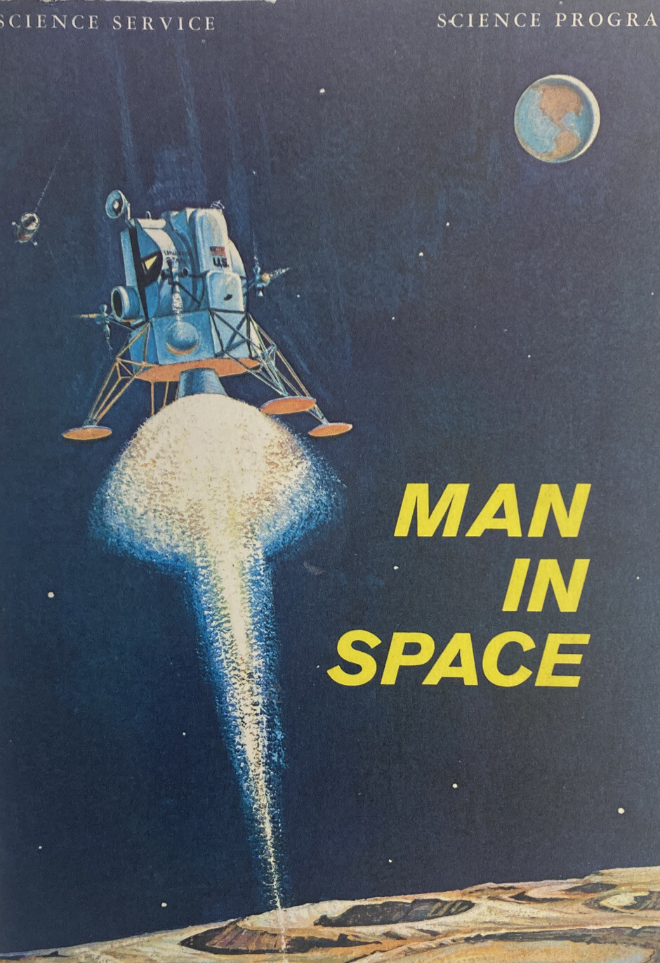 1965 Man in Space Book booklet Marvin Stone Science Service Program Aviation