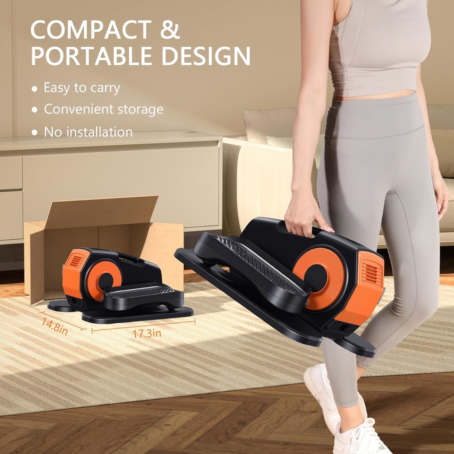 Low-Impact Electric Pedal Exerciser - 12 Resistance Levels for Easy Exercise