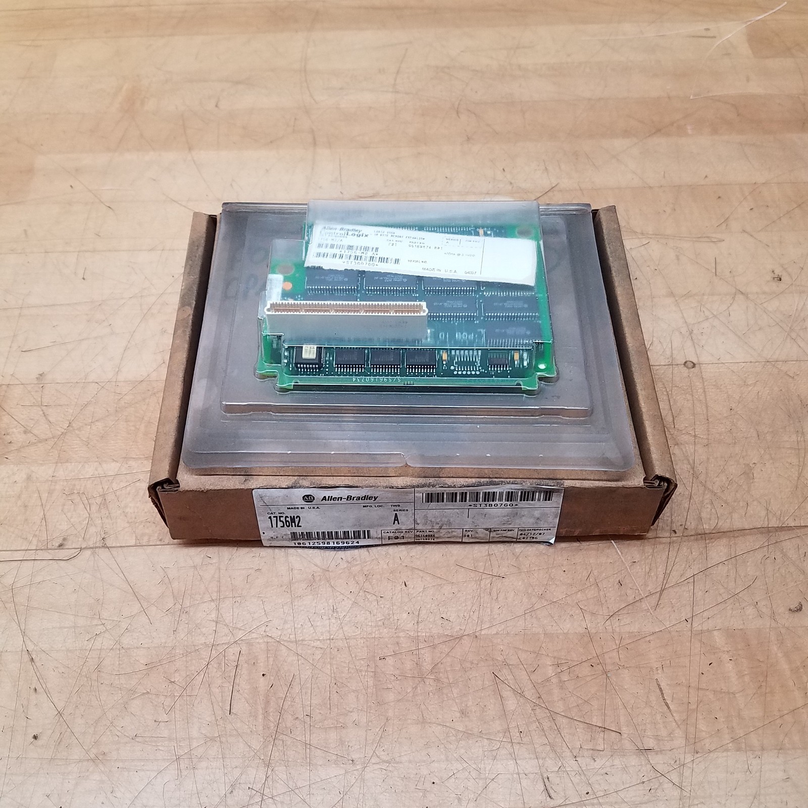 Allen Bradley 1756-M2 Series A Expansion Memory Module, 1 Mbyte Words - NEW