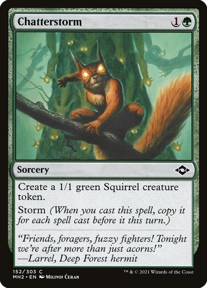 Chatterstorm (152) Modern Horizons 2 MH2 MTG Magic