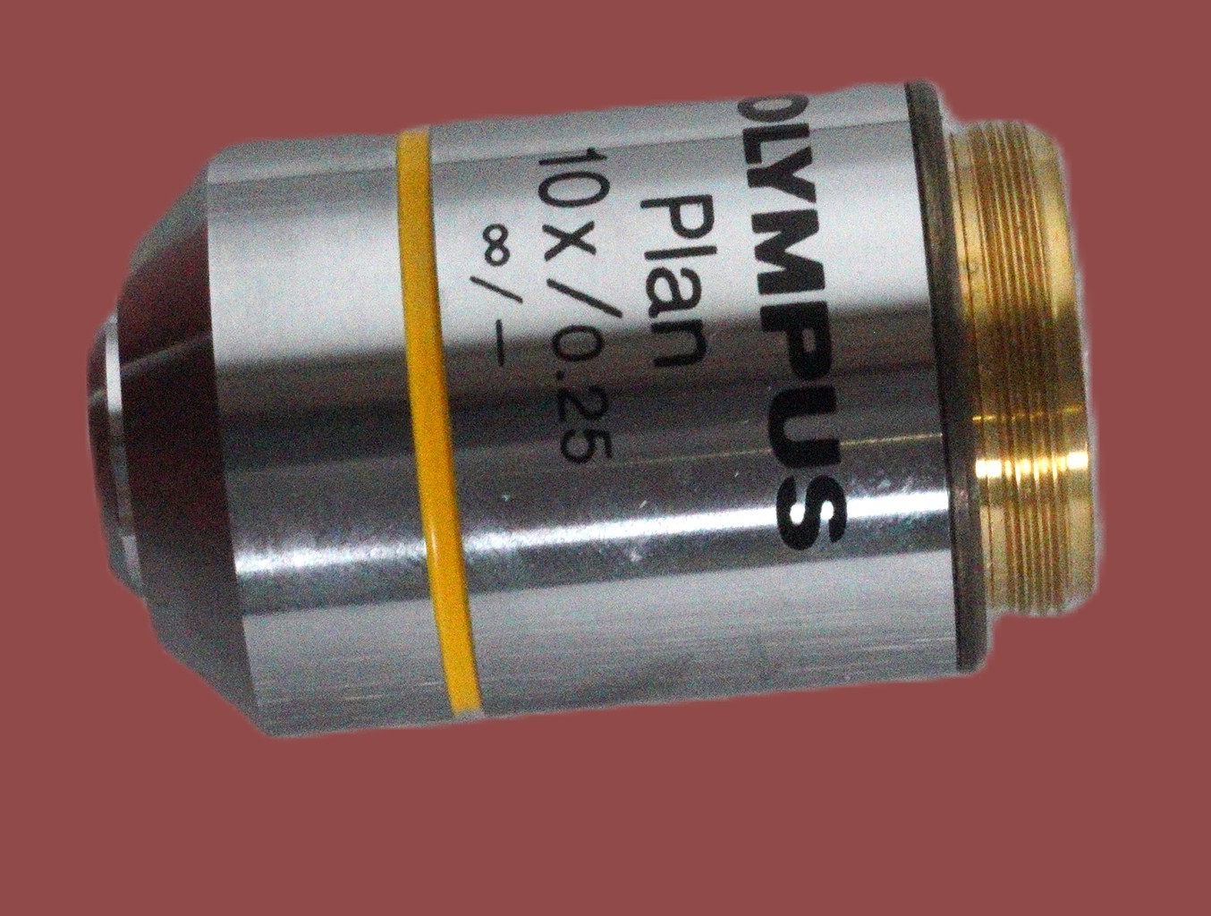Olympus Plan 10X/0.25 ∞/- Objective