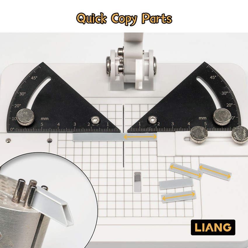 For LIANG-0236 Angle Length Adjustment Miter Cutter Labor-Saving Cutting-off Kit