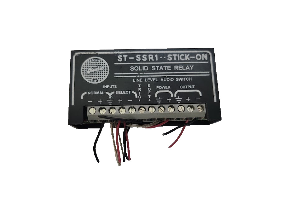 Radio Design Labs ST-SSR1 Stick-On Solid State Relay Audio PatchBay Black Module
