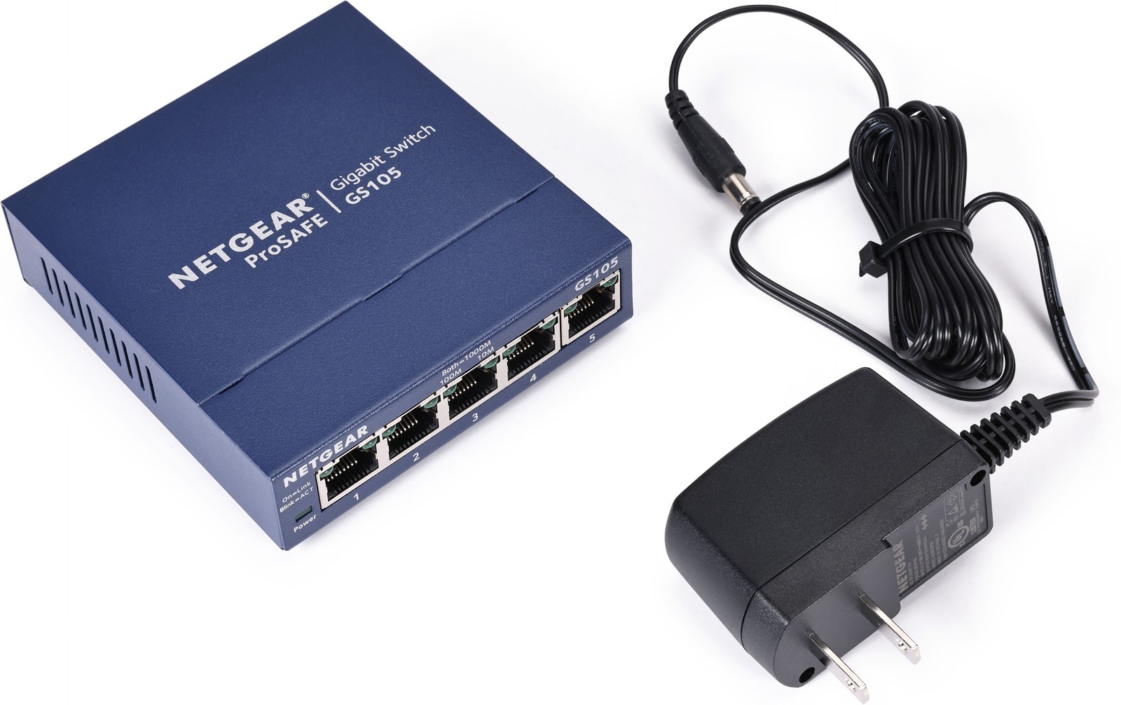 Netgear GS105 5-port Copper Gigabit Ethernet Switch