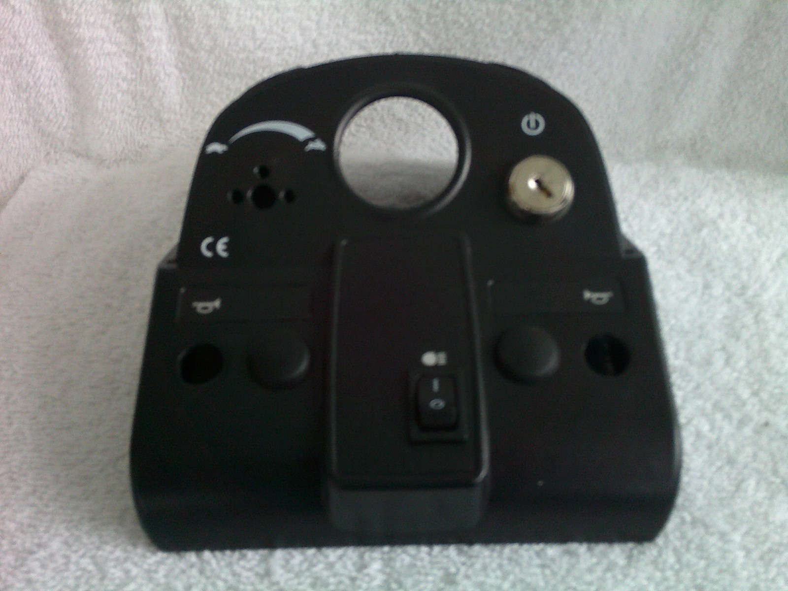 Top Dash Shroud w/ light Switch & Key Switch (cut wires) # 6056