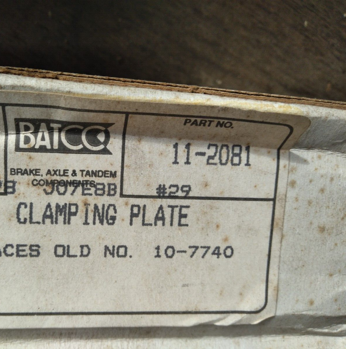New Body Mounting U-Bolt Tie Strap 3-1/2" Batco 11-2081