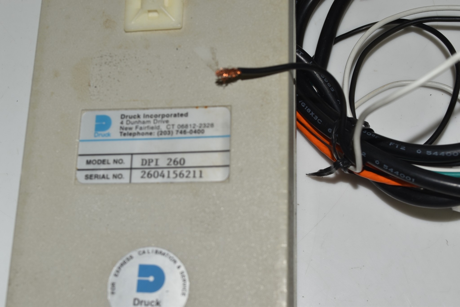 DRUCK PRESSURE INDICATOR MODEL DPI260 (MAJ41)