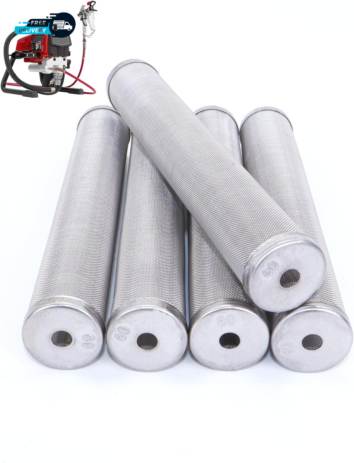 730 067 60 Mesh 5 Packs Fluid Manifold Filter Compatible with Titan Impact