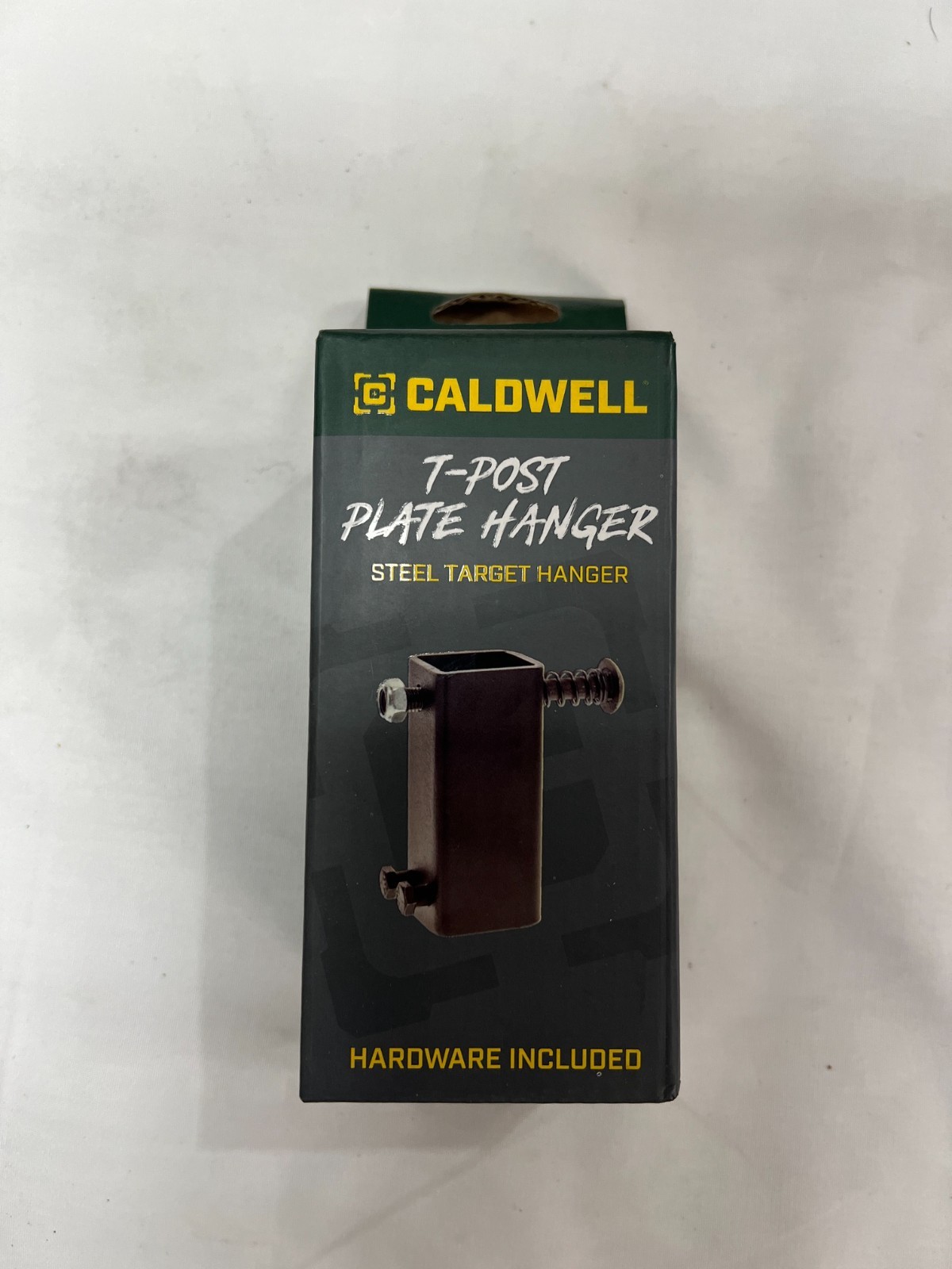 Caldwell T-Post Plate Hanger for AR500 Steel Shooting Targets, Yellow, One Size