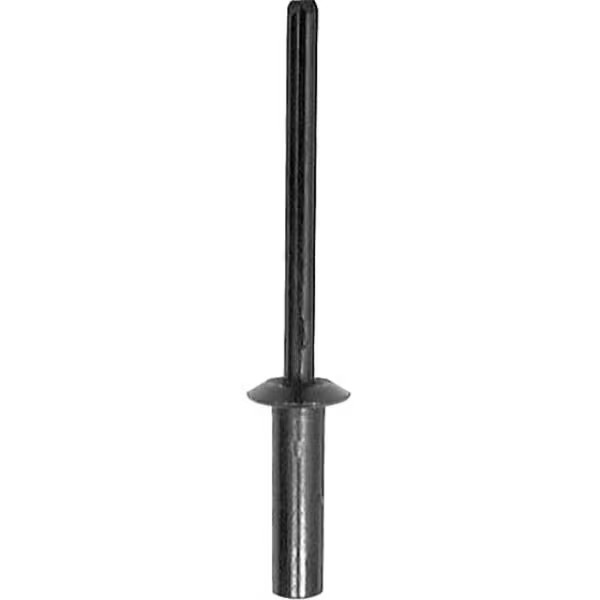 AUVECO 17410 CLOSED END RIVET 3/16 DIA. 3/8-1/2 GRIP ALUMINUM  BLACK  QTY 25