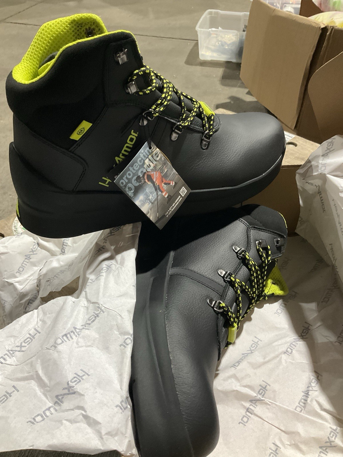 Hexarmor Asphalt Work Boots Size 11 Comfort Performance Durability