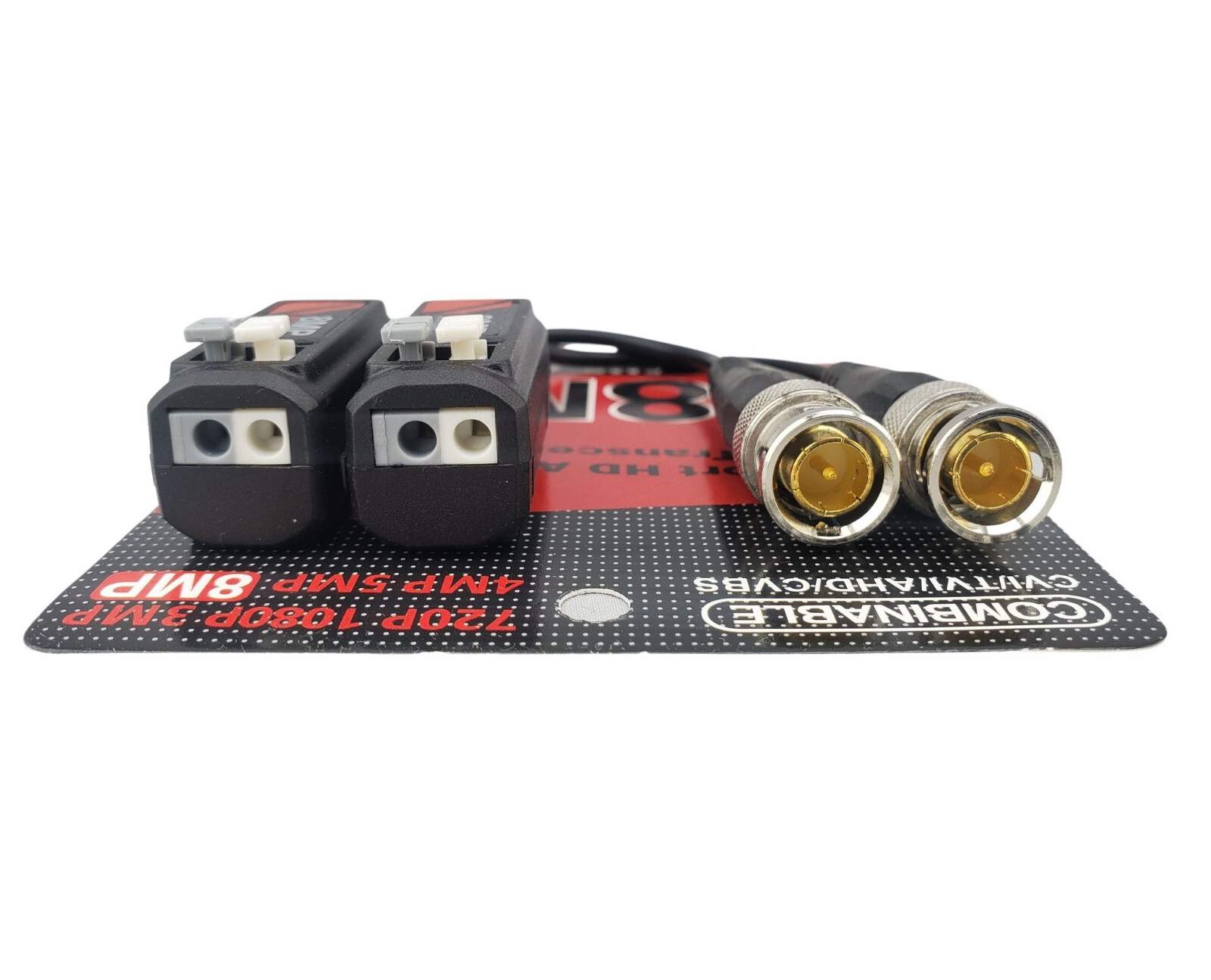 8MP AHD TVI CVI CVBS Passive HD BNC Video Balun Transceiver Transmitter