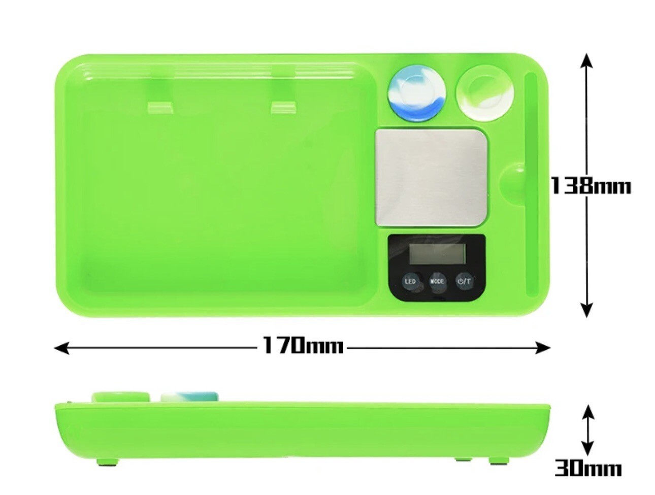 MultiFunctional Rolling Tray - Green, Blue, Black, white available.