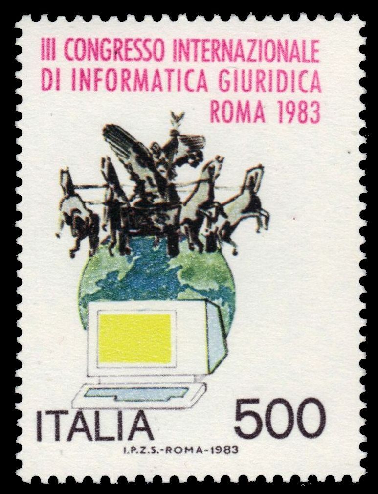 ITALY 1561 - International Congress of Juridical Information (pf32585)