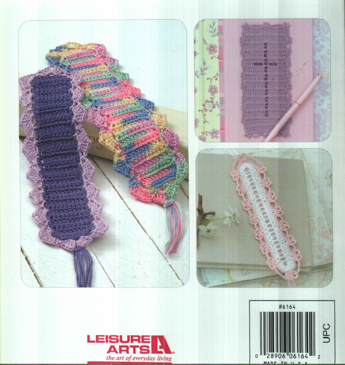 USED THREAD BOOKMARKS 10 CREATIVE DESIGNS DIGEST SIZE CROCHET PATTERN BOOK