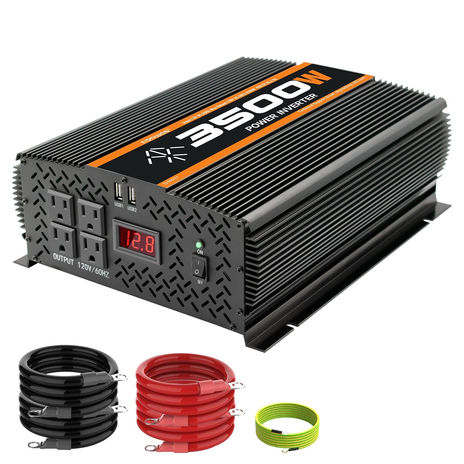 3500 watt inverter for car vehicles dc to ac 12v to 120v solar inverter 3500W